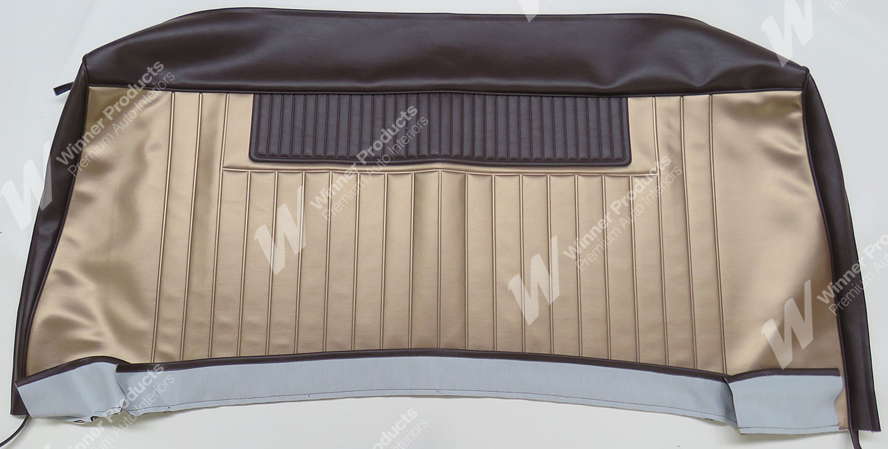 Holden Special EH Special Sedan C35 Aztec Gold & Jamboree Brown Seat Covers (Image 4 of 6)
