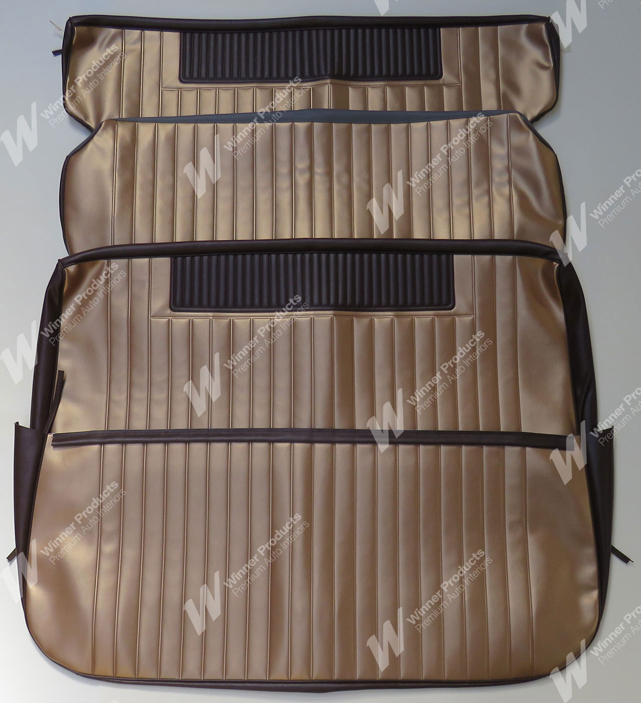 Holden Special EH Special Wagon C42 Aztec Gold & Jamboree Brown Seat Covers (Image 1 of 6)