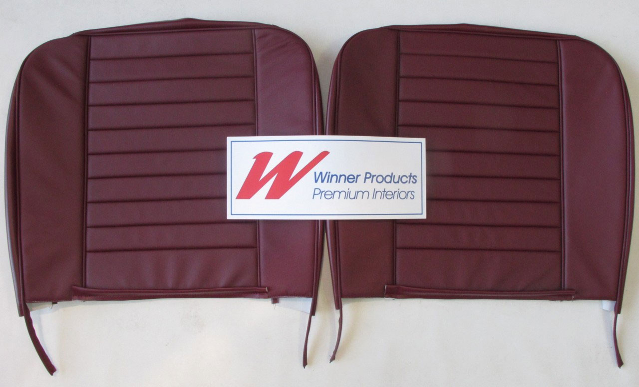 Holden Premier EH Premier Wagon C79 Waldorf Red Seat Covers (Image 3 of 6)