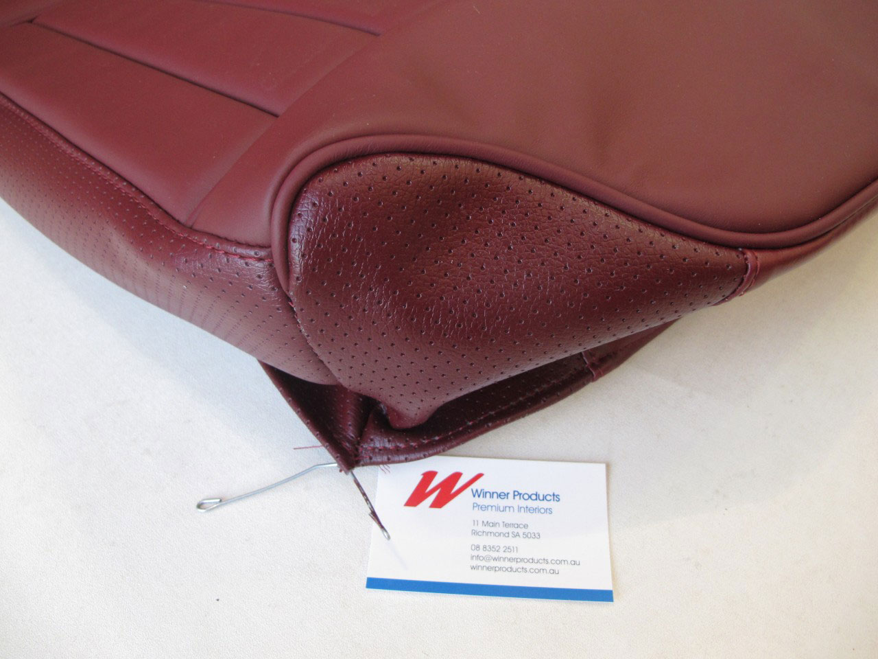 Holden Premier EH Premier Wagon C79 Waldorf Red Seat Covers (Image 6 of 6)