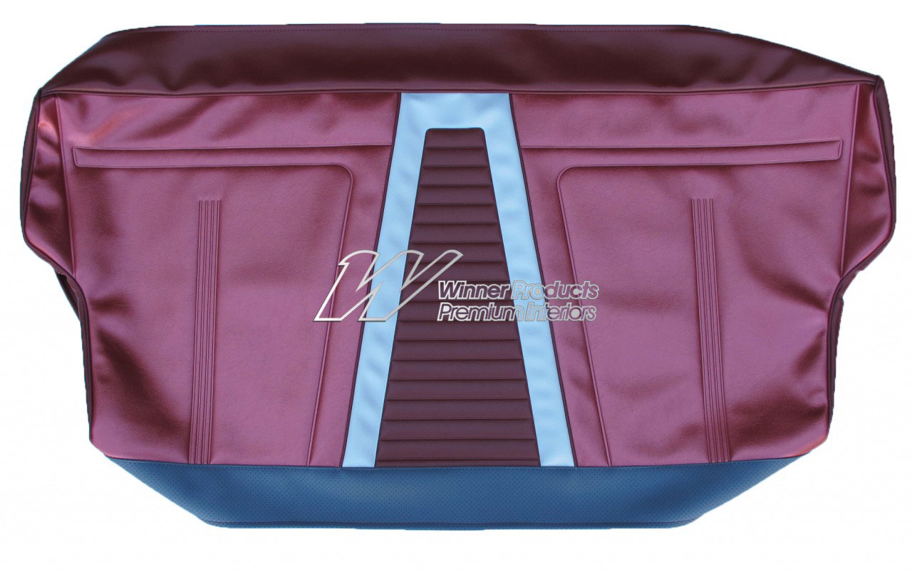 Holden Special EJ Special Sedan B10 Garnet & Bolero Red with Feathertop Grey Seat Covers (Image 9 of 9)