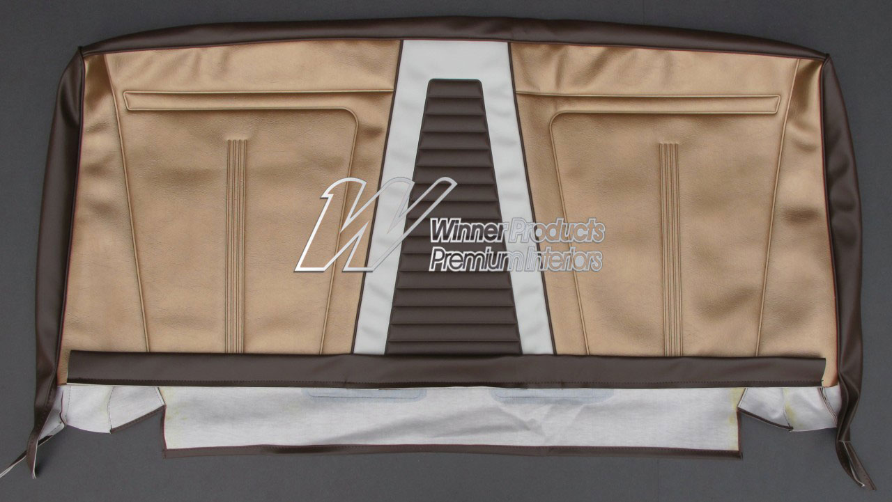 Holden Special EJ Special Sedan B16 Aztec Gold & Jamboree Brown with Feathertop Grey Seat Covers (Image 10 of 10)