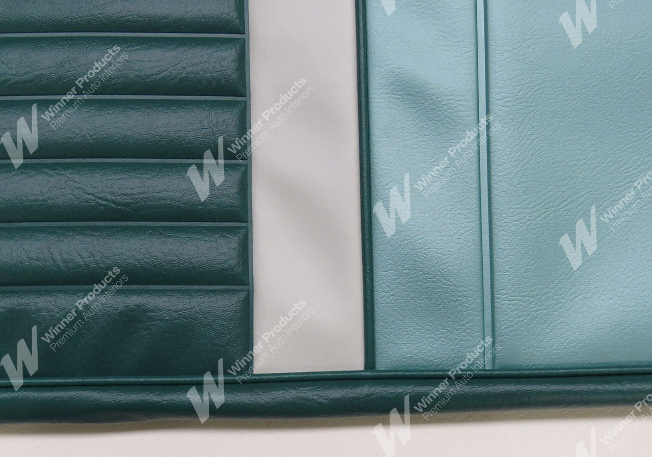 Holden Special EJ Special Wagon B21 Monaco & Geisha Turquoise with Feathertop Grey Seat Covers (Image 6 of 6)