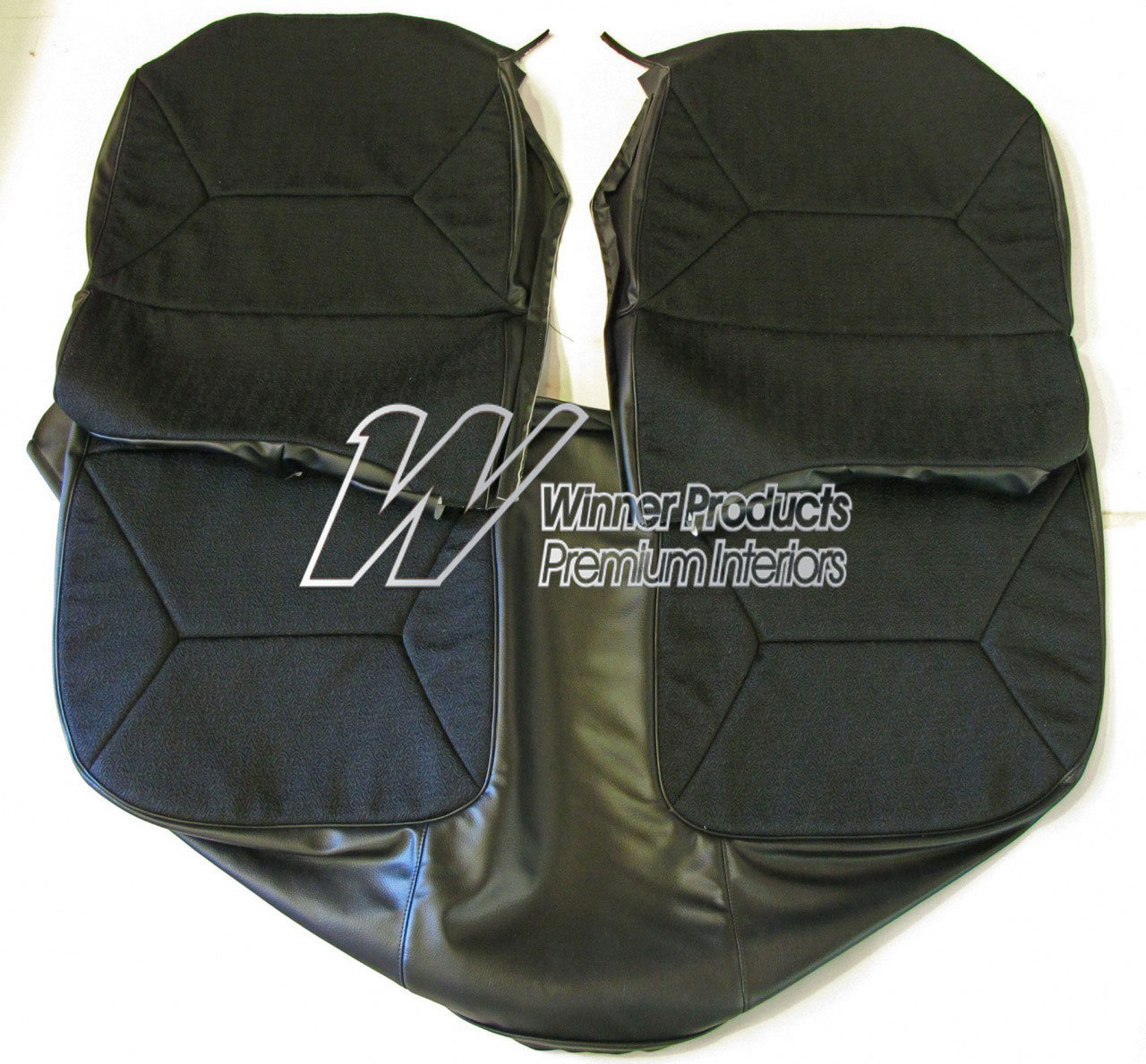 Holden Brougham HG Brougham Sedan 10M Black & Brocade Seat Covers (Image 10 of 13)