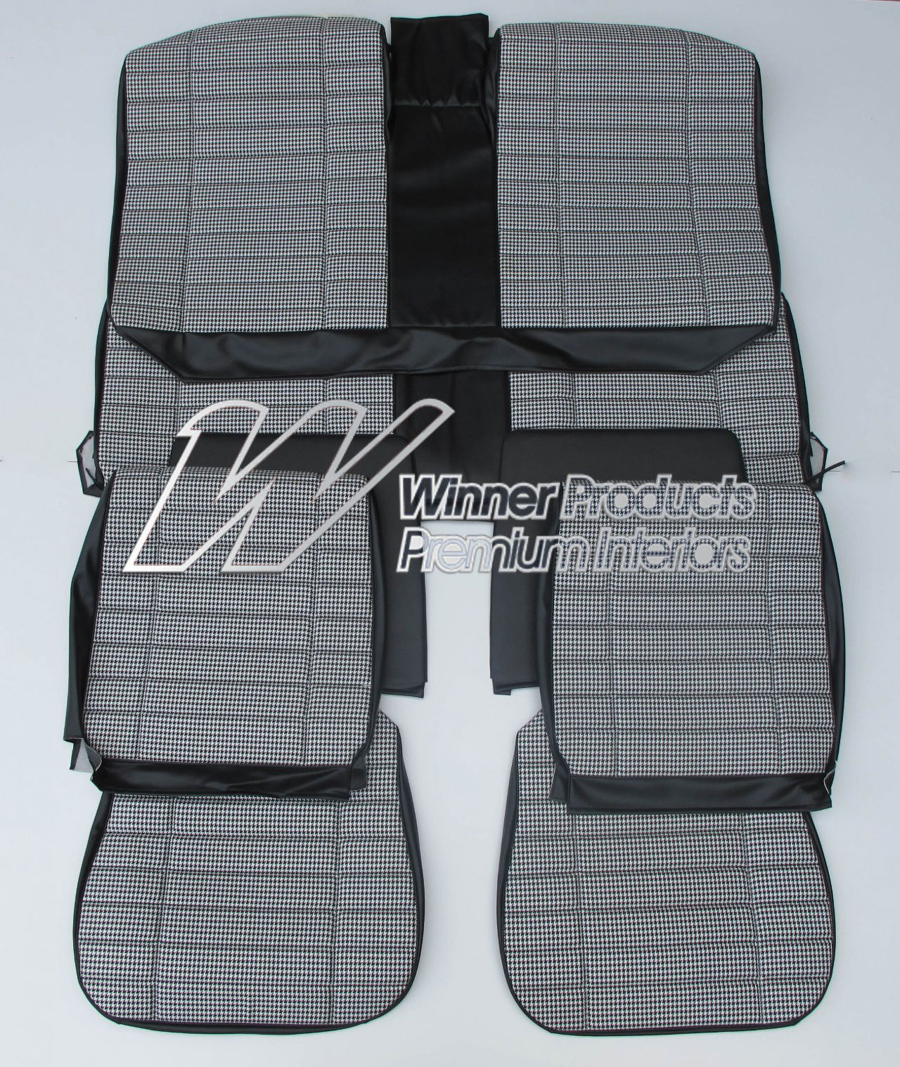 Holden Monaro HG Monaro GTS Coupe 10Y Black & Houndstooth Seat Covers (Image 2 of 10)
