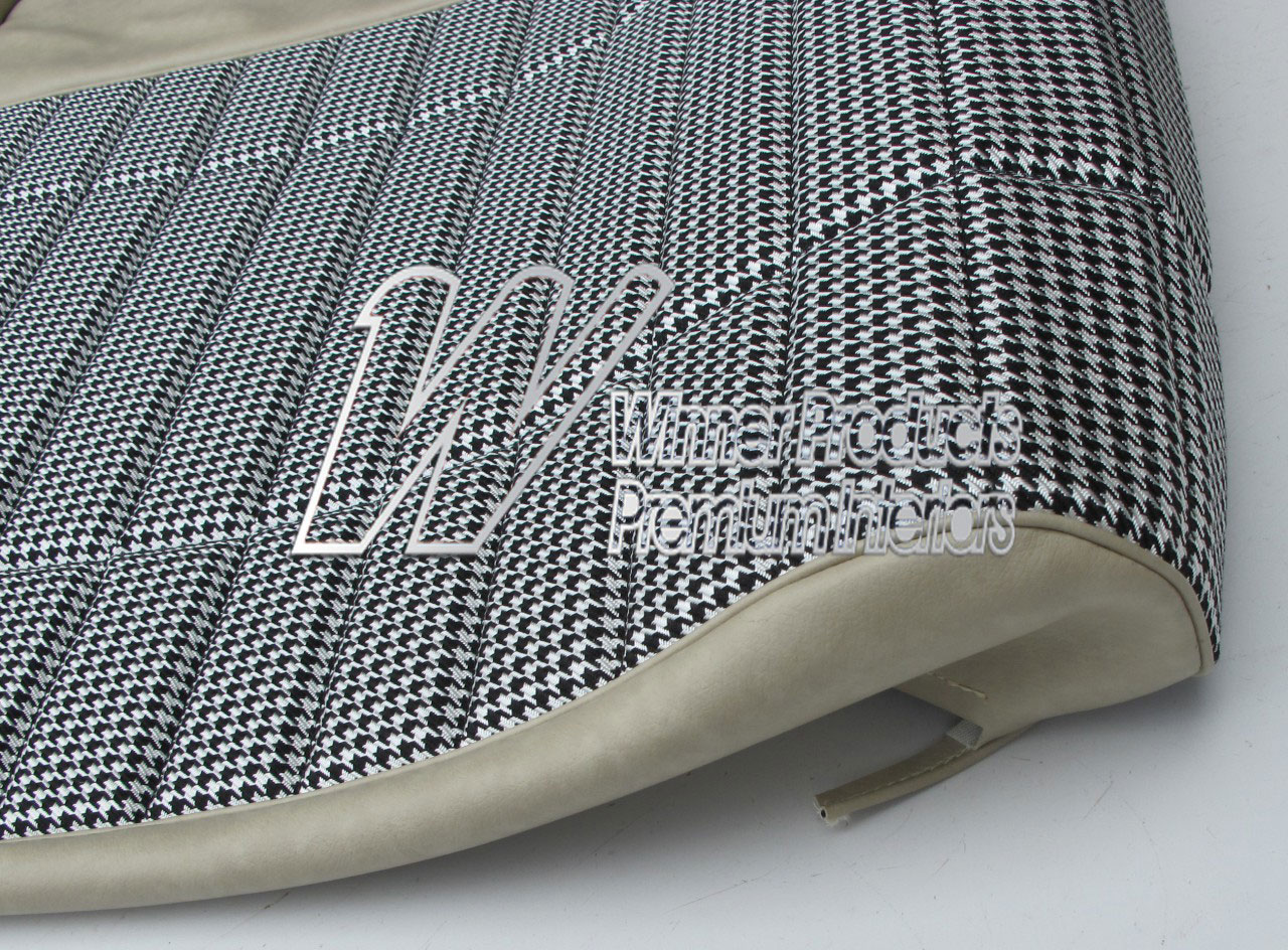 Holden Monaro HG Monaro GTS Coupe 18Y Sandalwood & Black & Houndstooth Seat Covers (Image 3 of 14)