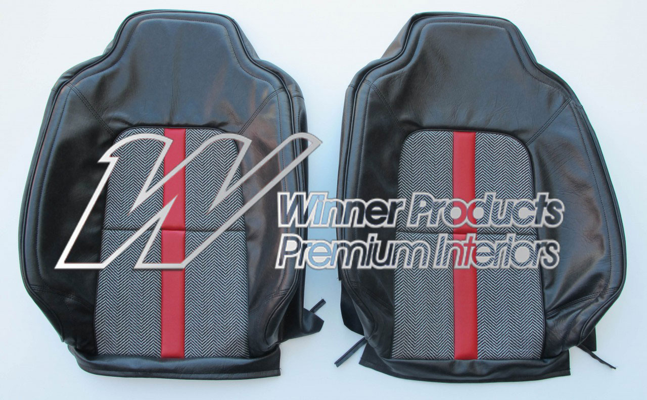 Holden Monaro HJ Monaro GTS Coupe 18X Slate & Stripe Seat Covers (Image 4 of 11)