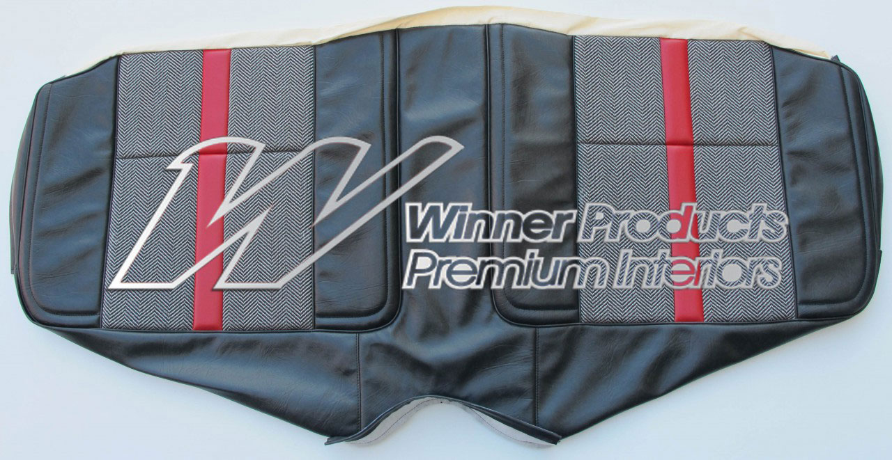 Holden Monaro HJ Monaro GTS Coupe 18Y Slate Black & Stripe Seat Covers (Image 13 of 13)