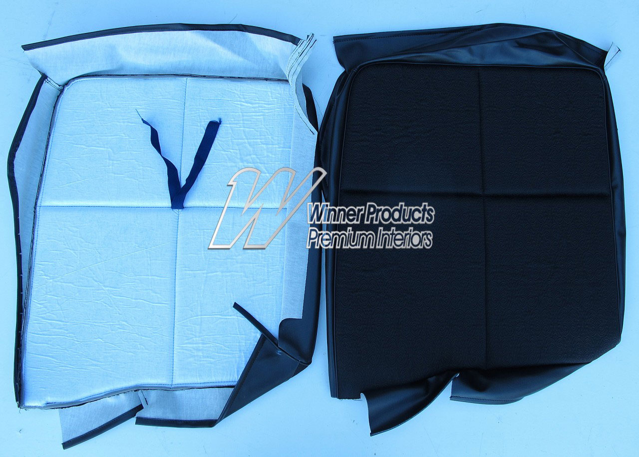 Holden Brougham HK Brougham Sedan 10M Black & Brocade Seat Covers (Image 2 of 11)