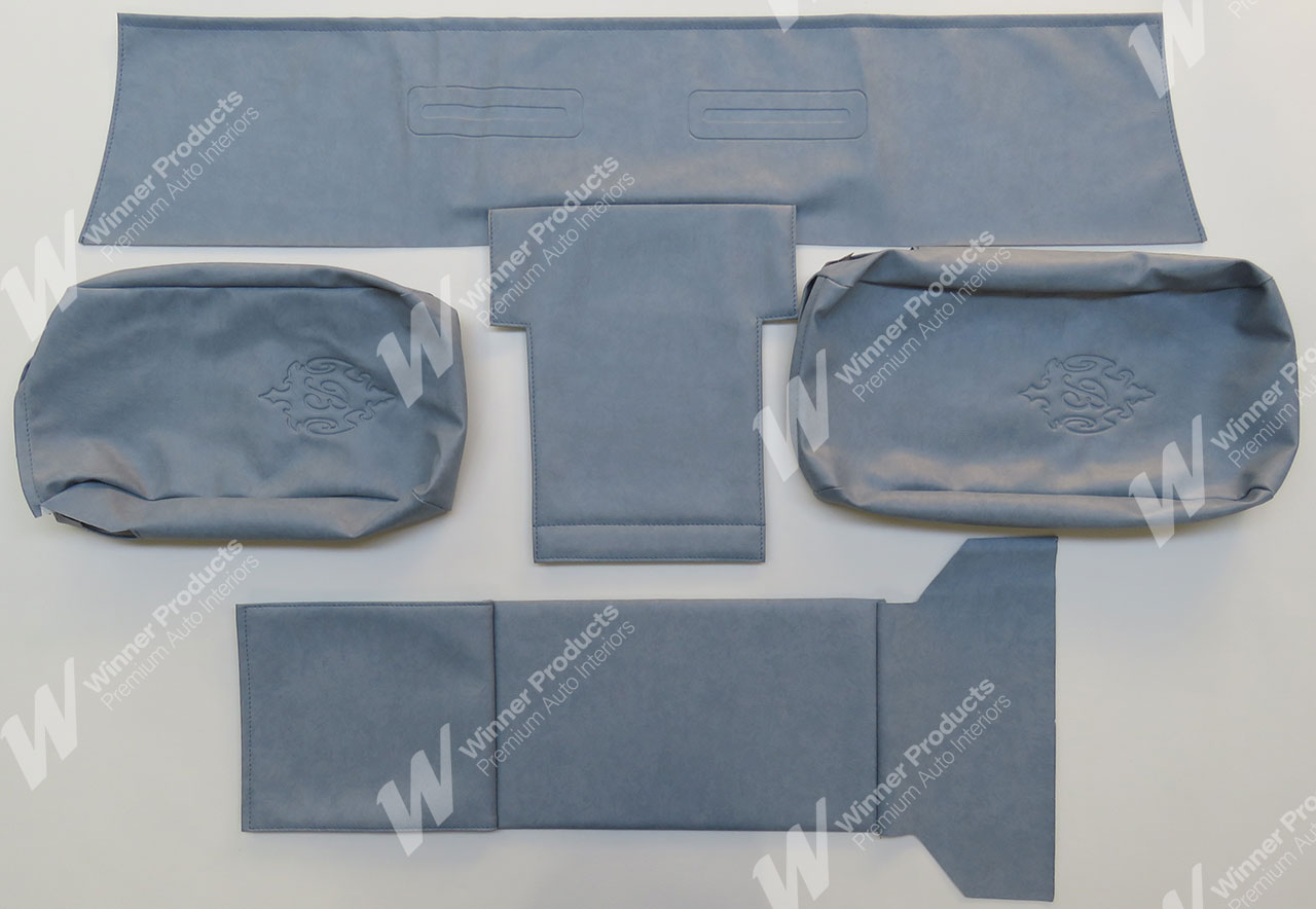 Holden Brougham HK Brougham Sedan 14Y Jacana Blue Seat Covers (Image 6 of 7)