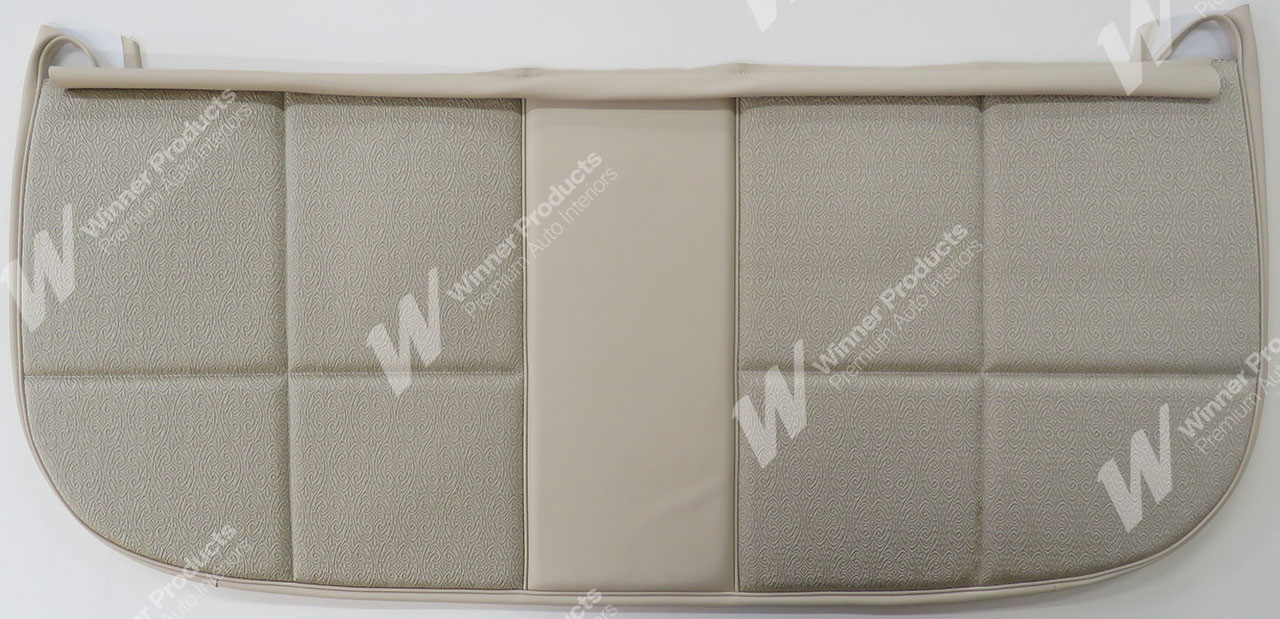 Holden Brougham HK Brougham Sedan 18M Blonde Ivory & Brocade Seat Covers (Image 3 of 8)
