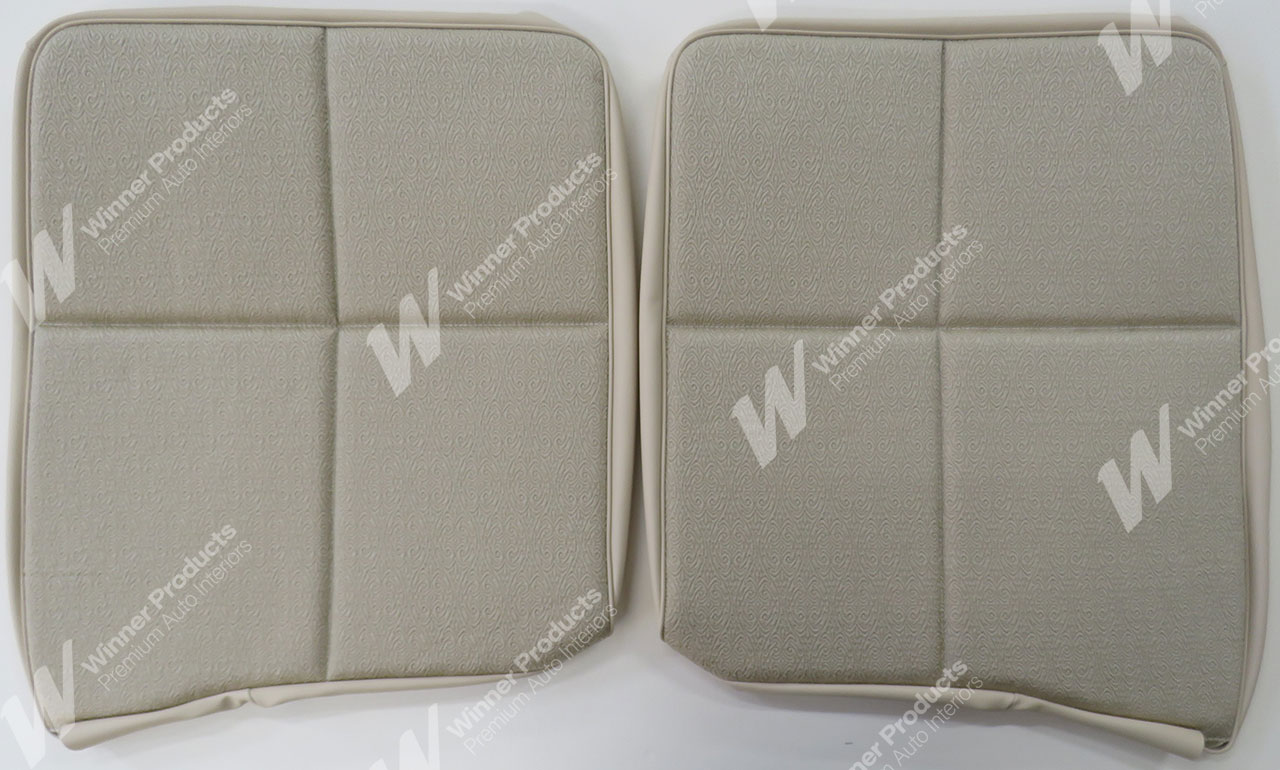 Holden Brougham HK Brougham Sedan 18M Blonde Ivory & Brocade Seat Covers (Image 4 of 8)