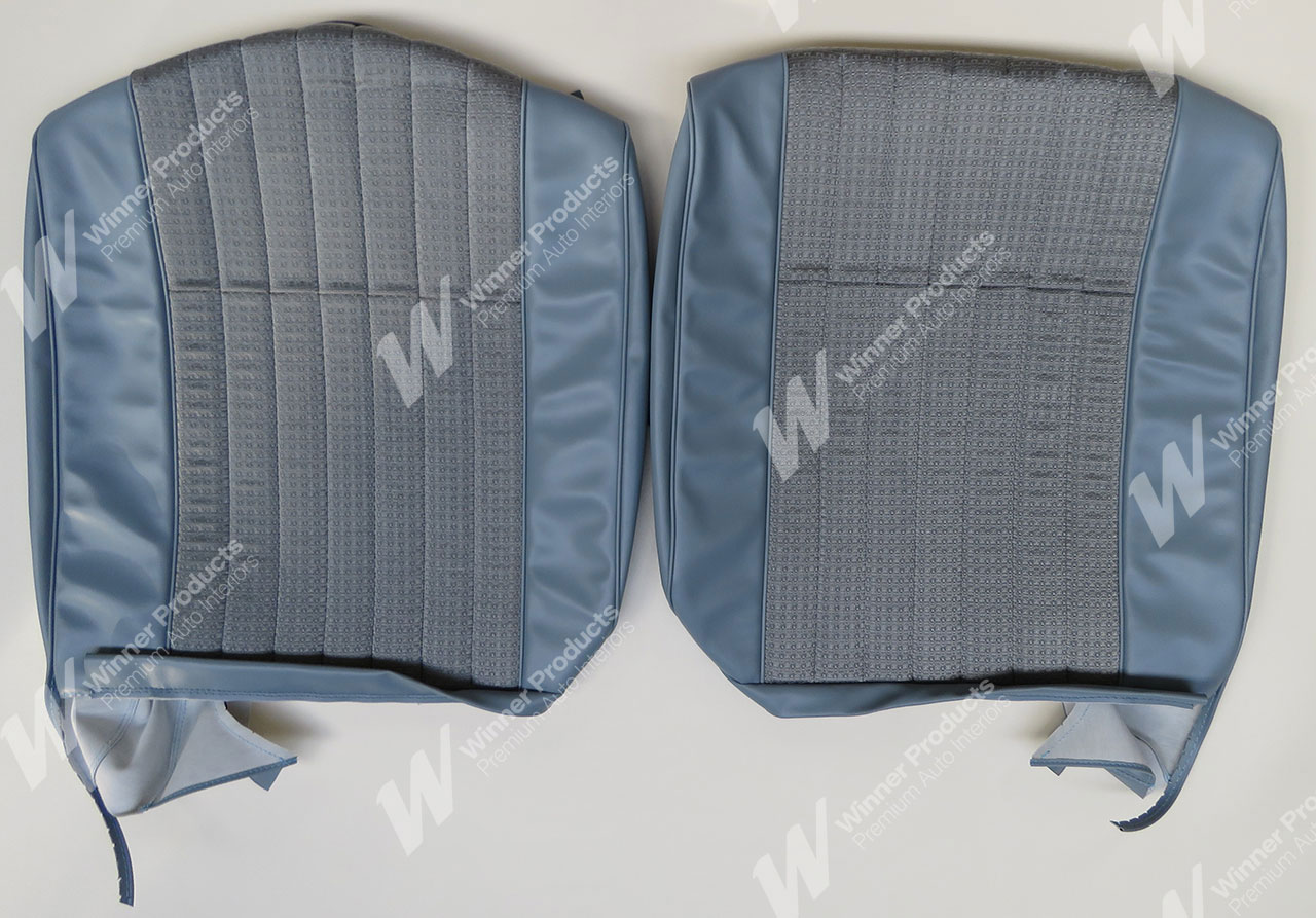 Holden Premier HK Premier Sedan 14S Light Teal & Castillion Weave Seat Covers (Image 2 of 7)