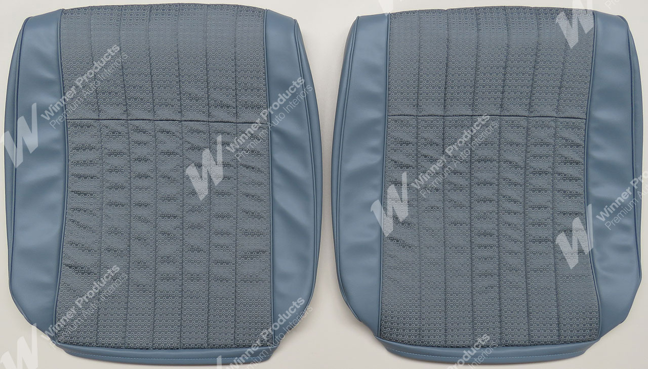 Holden Premier HK Premier Sedan 14S Light Teal & Castillion Weave Seat Covers (Image 2 of 7)
