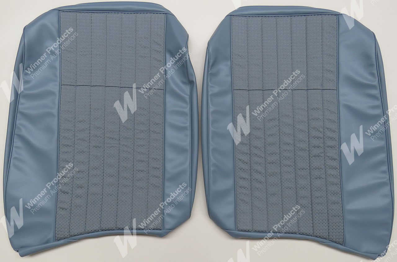 Holden Premier HK Premier Sedan 14S Light Teal & Castillion Weave Seat Covers (Image 4 of 7)