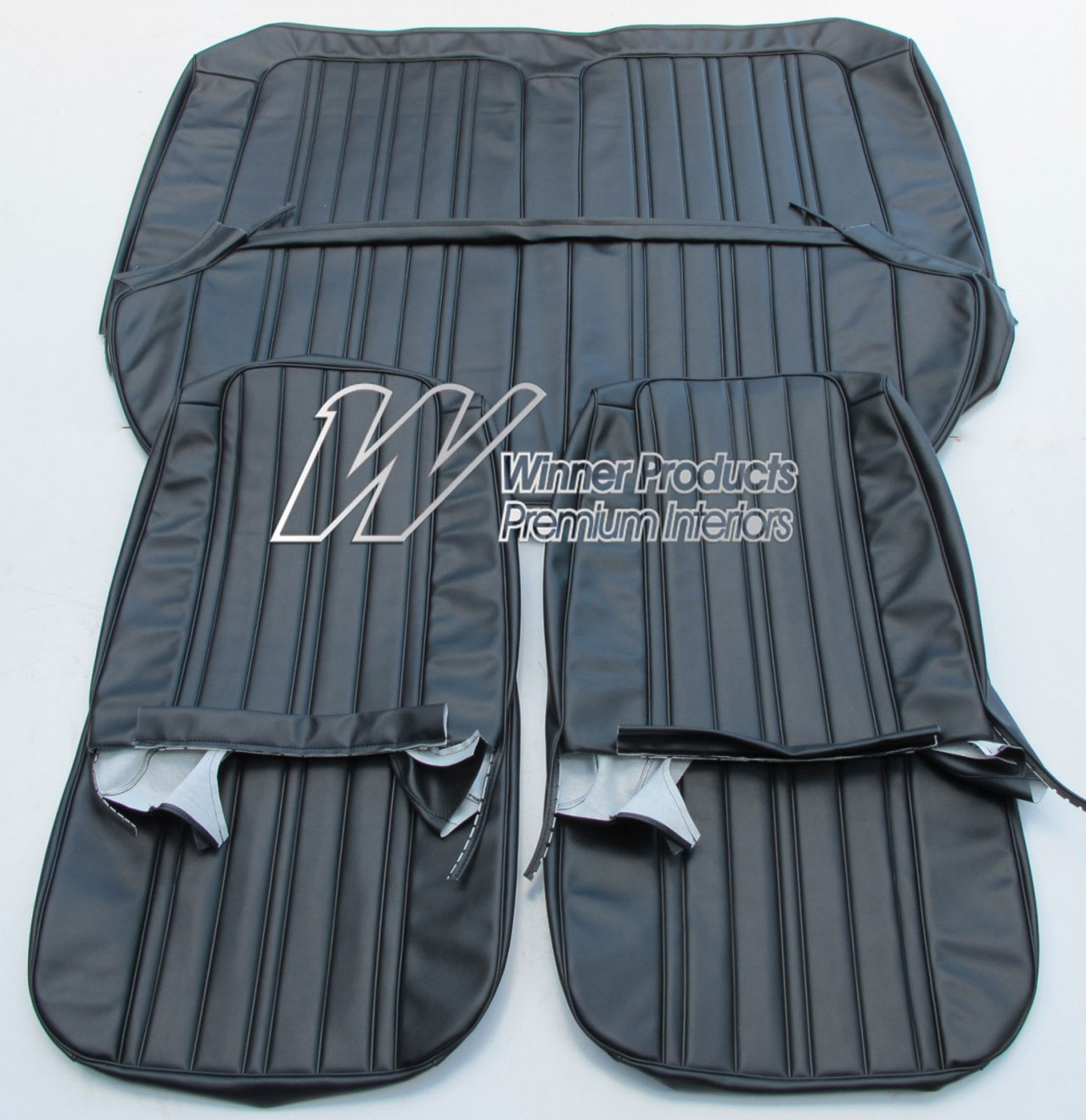 Holden Kingswood HK Kingswood Sedan 10E Black Seat Covers (Image 1 of 14)