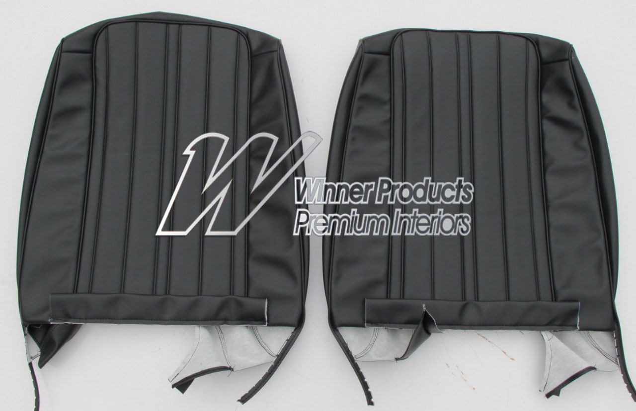 Holden Kingswood HK Kingswood Sedan 10E Black Seat Covers (Image 13 of 14)