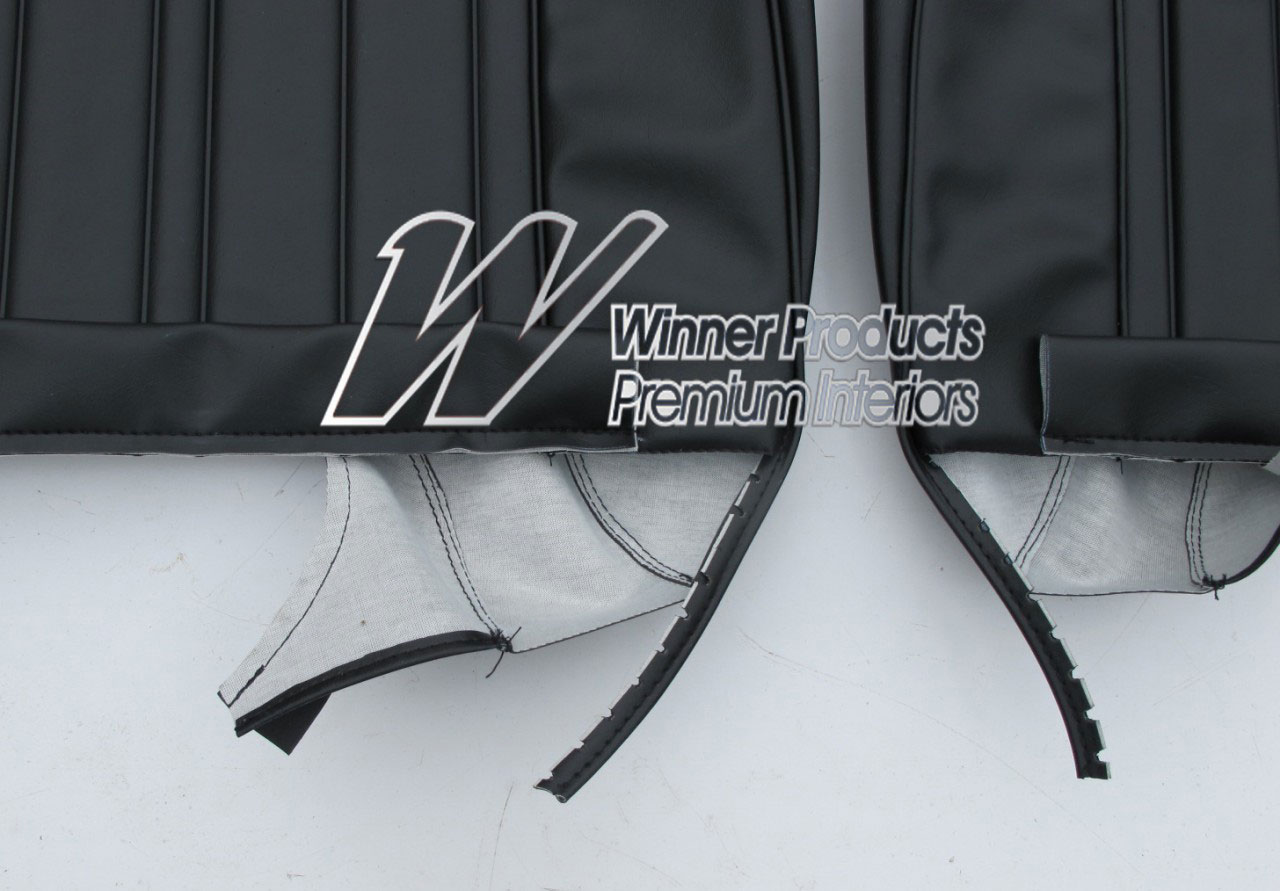 Holden Kingswood HK Kingswood Sedan 10E Black Seat Covers (Image 14 of 14)