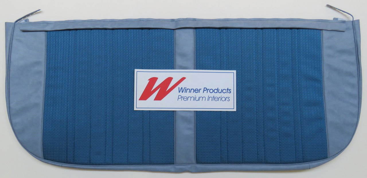 Holden Kingswood HK Kingswood Sedan 14L Jacana Blue & Castillion Weave Seat Covers (Image 3 of 6)