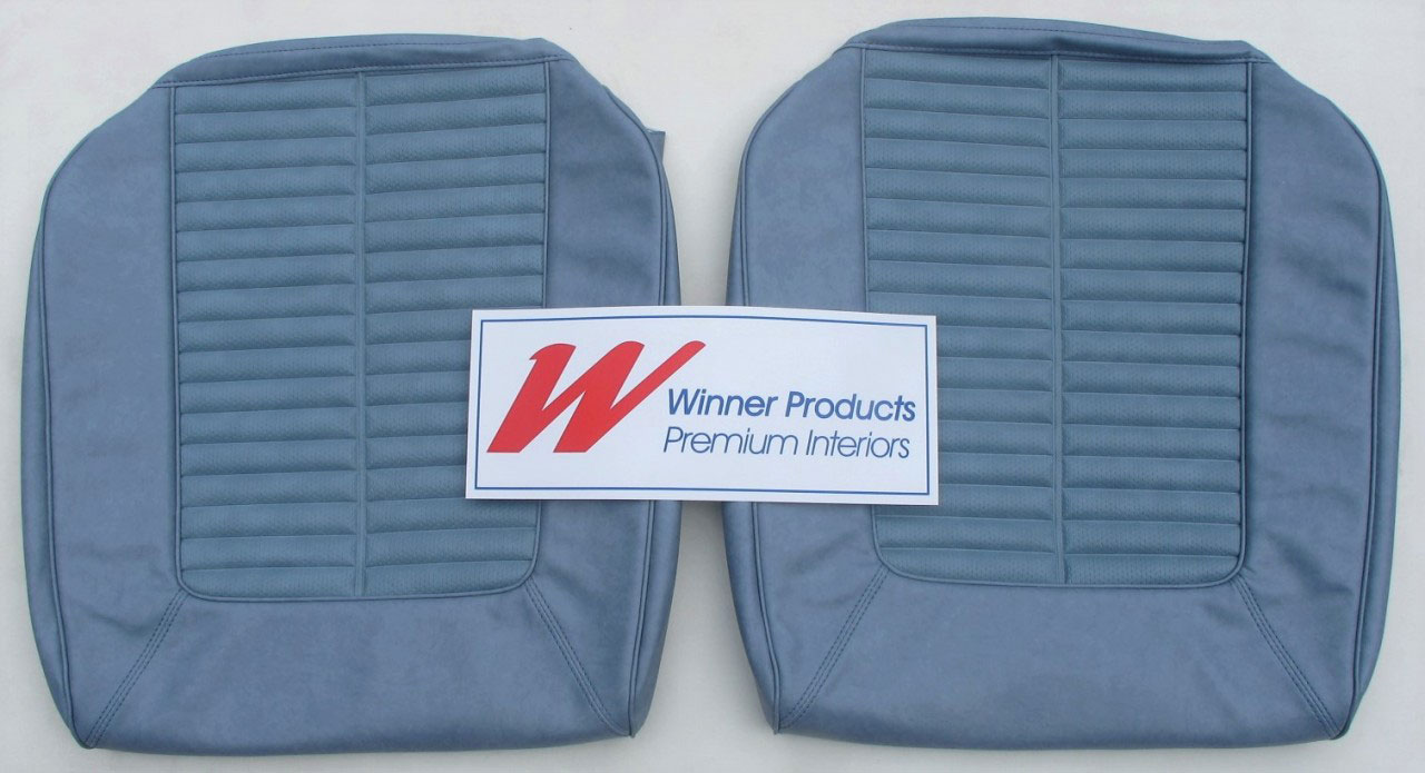 Holden Monaro HK Monaro Coupe 14Z Jacana Blue Seat Covers (Image 7 of 9)