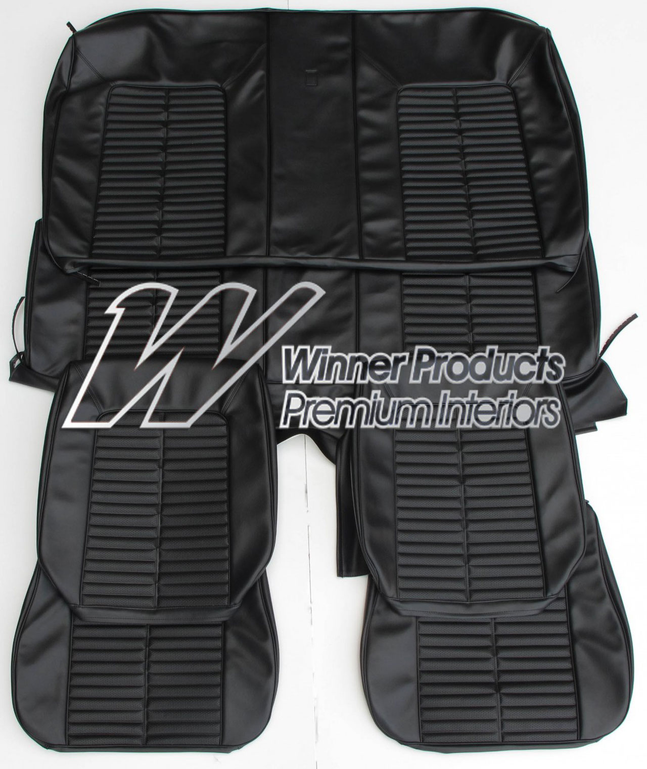 Holden Monaro HK Monaro GTS Coupe 10X Black Seat Covers (Image 3 of 11)