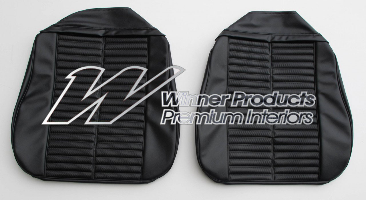 Holden Monaro HK Monaro GTS Coupe 10X Black Seat Covers (Image 7 of 11)