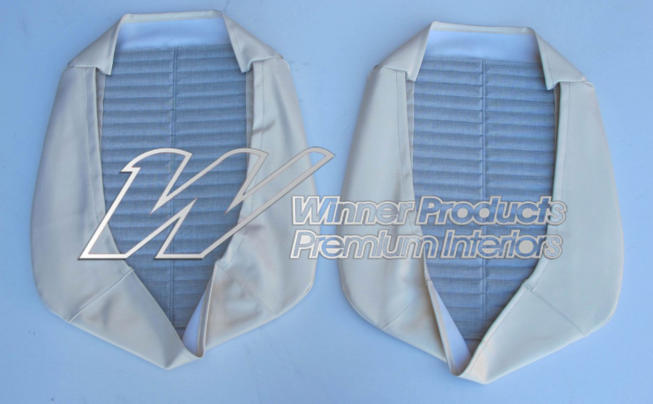 Holden Monaro HK Monaro GTS Coupe 18Y Parchment & Black Seat Covers (Image 4 of 9)