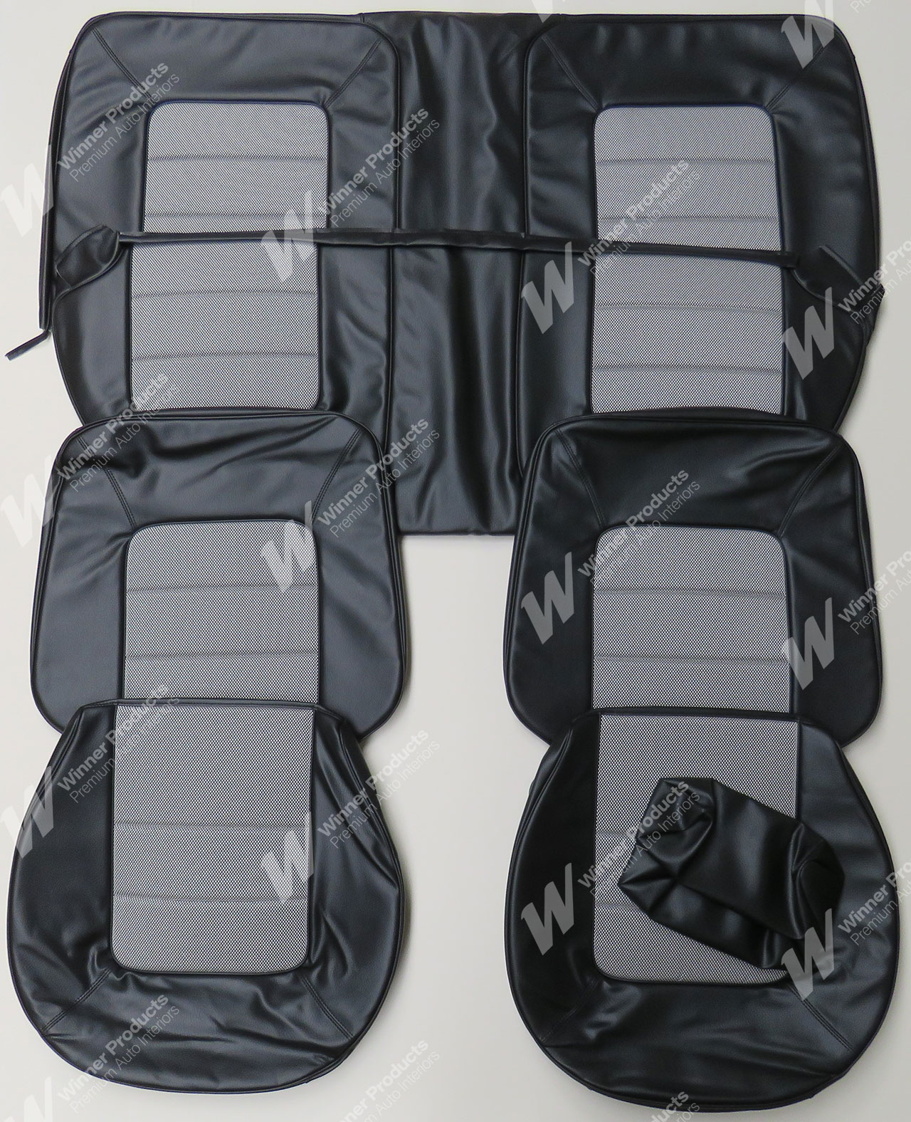 Holden SS HQ SS Sedan 10D Black Seat Covers (Image 1 of 7)