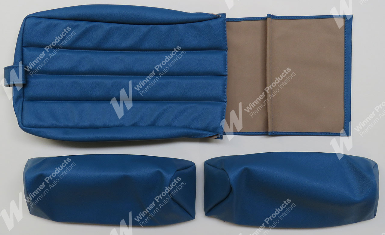 Holden Kingswood HQ Kingswood Sedan Jan71-Sep72 14E Medium Blue Seat Covers (Image 6 of 7)
