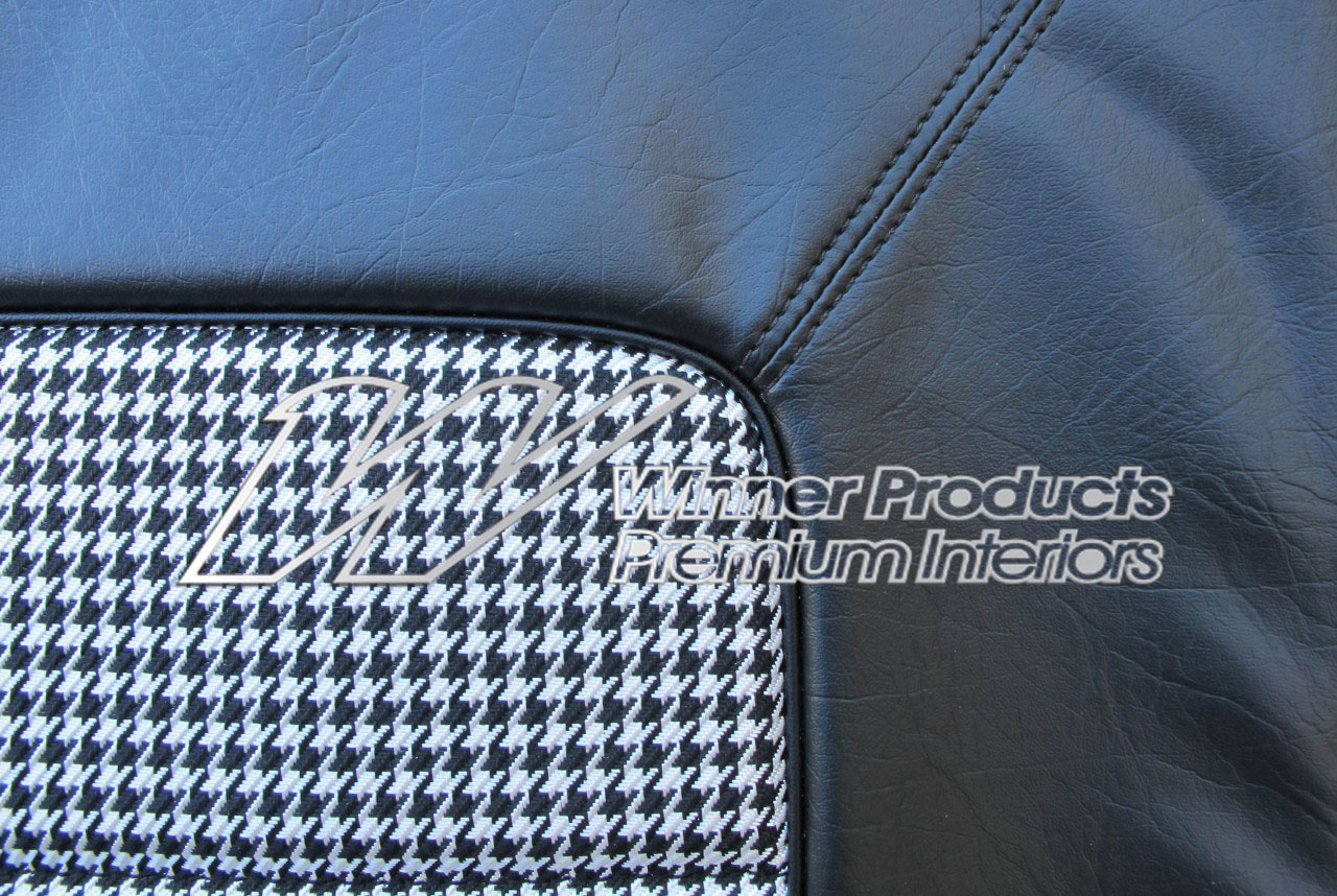 Holden Monaro HQ Monaro GTS Coupe Sep-Feb 73 10Y Black & Houndstooth Seat Covers (Image 8 of 10)