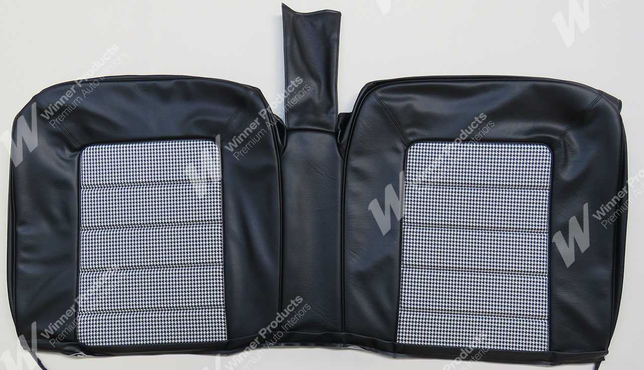 Holden Monaro HQ Monaro GTS Coupe Mar-Sep 74 30Y Black & Herringbone Seat Covers (Image 4 of 7)
