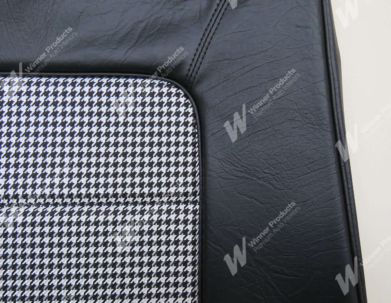 Holden Monaro HQ Monaro GTS Coupe Mar-Sep 74 30Y Black & Herringbone Seat Covers (Image 6 of 7)