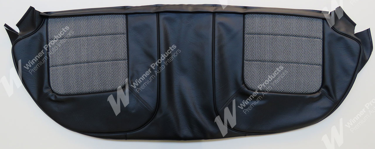 Holden Monaro HQ Monaro GTS Sedan Mar-Sep 74 30Y Black & Herringbone Seat Covers (Image 5 of 7)