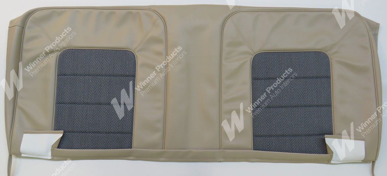 Holden Monaro HQ Monaro GTS Sedan Mar-Sep 74 38Y Doeskin & Chestnut & Herringbone Seat Covers (Image 4 of 7)