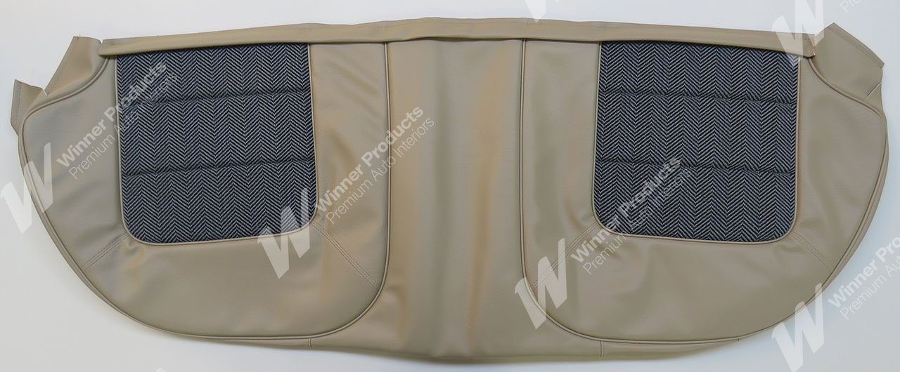 Holden Monaro HQ Monaro GTS Sedan Mar-Sep 74 38Y Doeskin & Chestnut & Herringbone Seat Covers (Image 5 of 7)