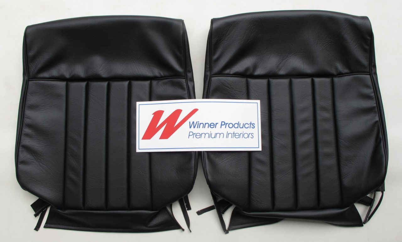 Holden Monaro HQ Monaro LS C Mar-Sep 74 30R Black Seat Covers (Image 2 of 8)