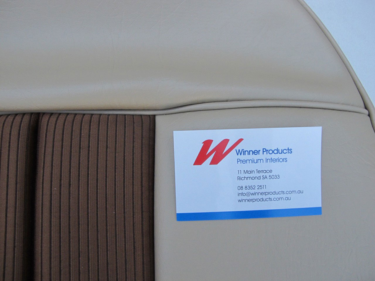 Holden Monaro HQ Monaro LS C Mar-Sep 74 38T Doeskin & Chestnut & Cloth Seat Covers (Image 5 of 9)