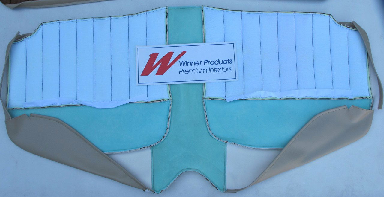 Holden Monaro HQ Monaro LS C Mar-Sep 74 38T Doeskin & Chestnut & Cloth Seat Covers (Image 9 of 9)