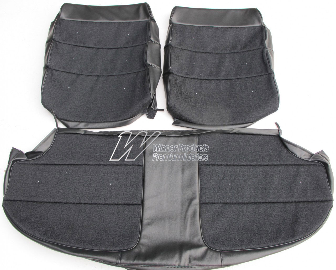 Holden Brougham HT Brougham Sedan 10M Black & Brocade Seat Covers (Image 2 of 9)
