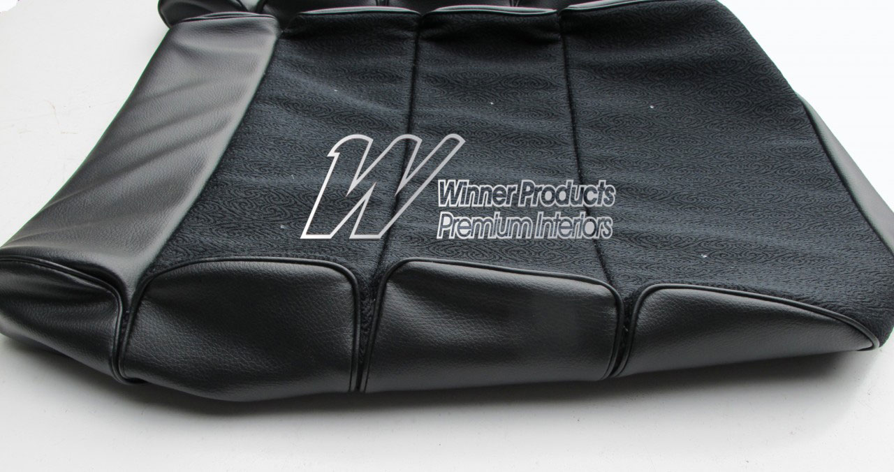 Holden Brougham HT Brougham Sedan 10M Black & Brocade Seat Covers (Image 4 of 9)