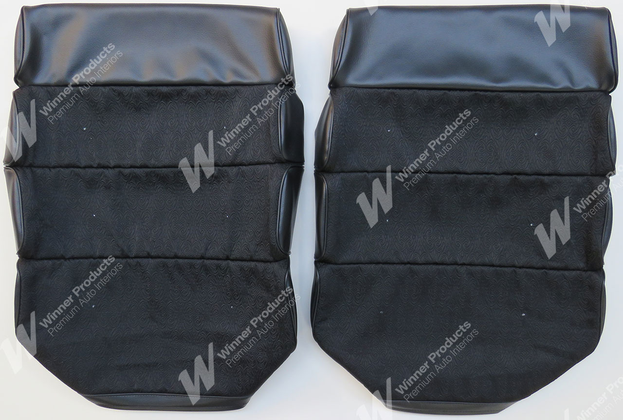 Holden Brougham HT Brougham Sedan 10M Black & Brocade Seat Covers (Image 2 of 7)