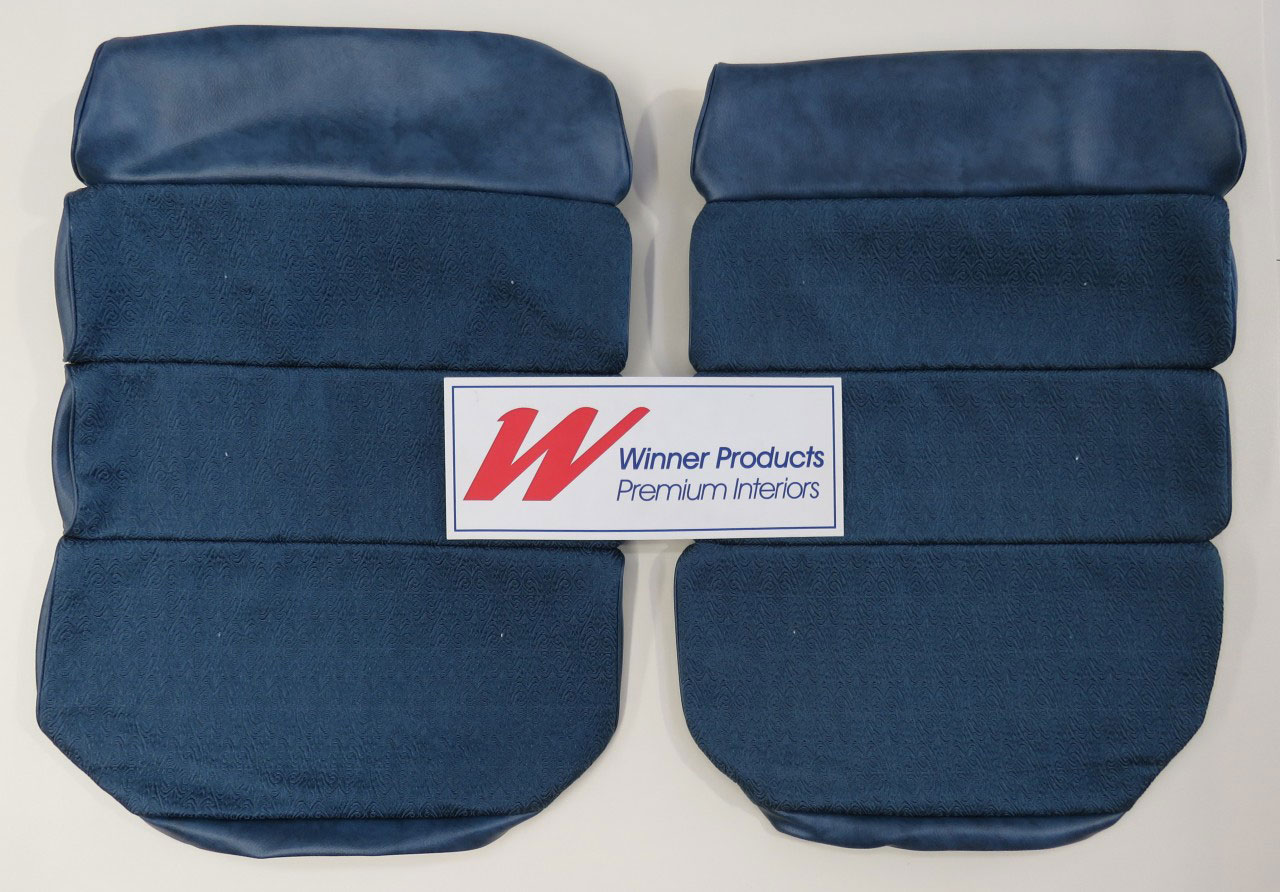 Holden Brougham HT Brougham Sedan 14M Twilight Blue & Brocade Seat Covers (Image 5 of 11)