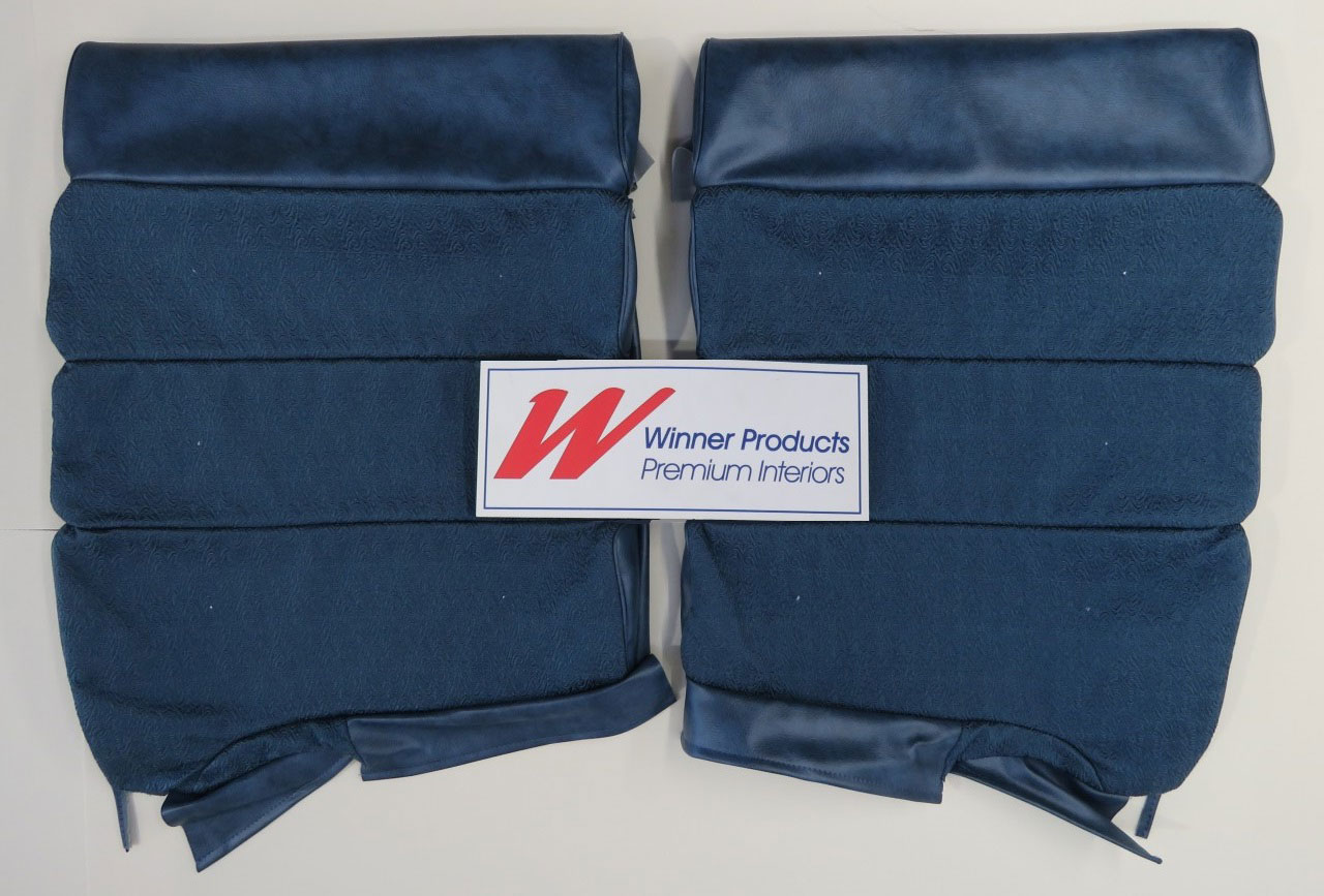 Holden Brougham HT Brougham Sedan 14M Twilight Blue & Brocade Seat Covers (Image 6 of 11)