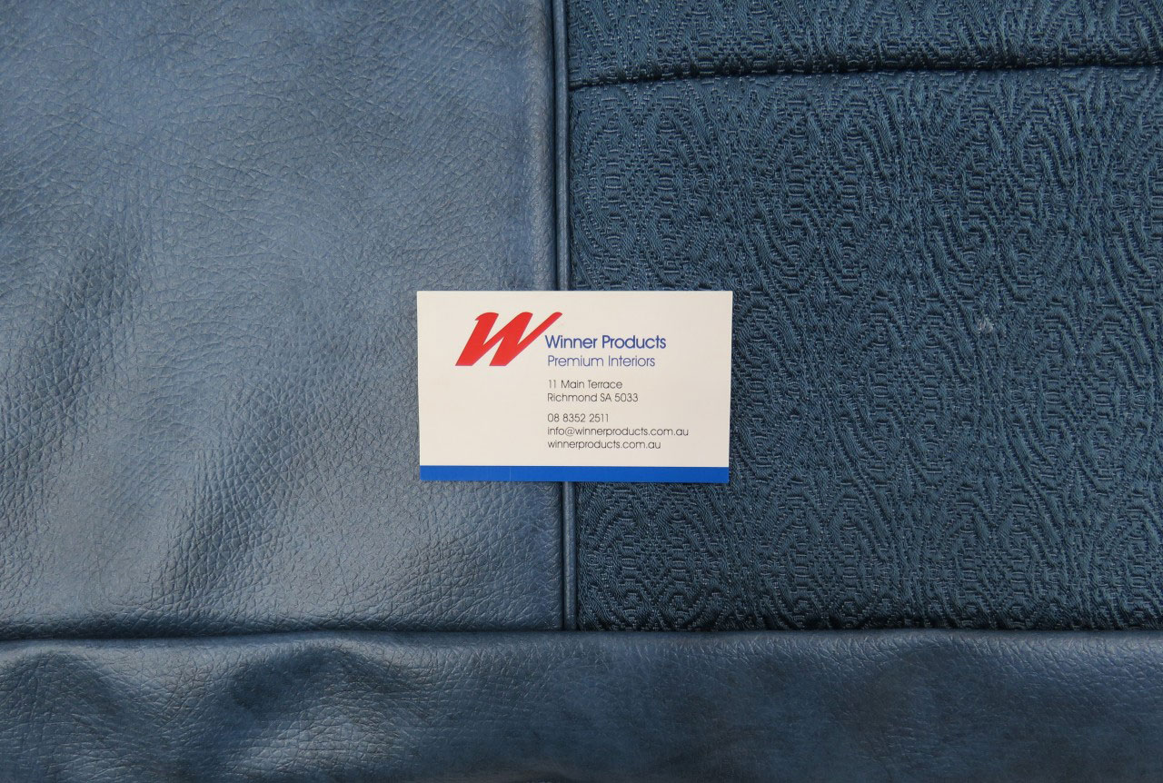 Holden Brougham HT Brougham Sedan 14M Twilight Blue & Brocade Seat Covers (Image 7 of 11)
