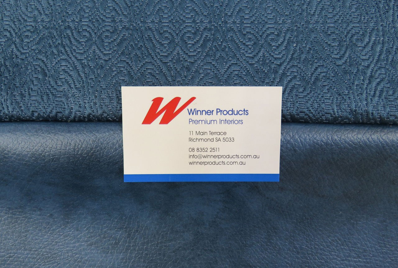 Holden Brougham HT Brougham Sedan 14M Twilight Blue & Brocade Seat Covers (Image 8 of 11)