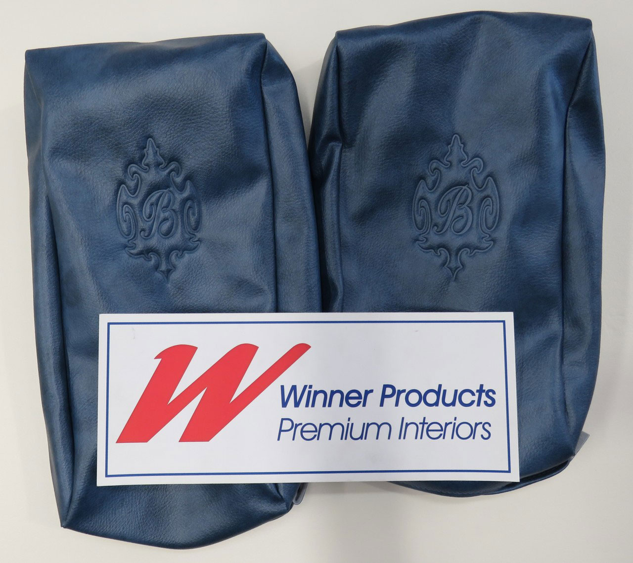 Holden Brougham HT Brougham Sedan 14M Twilight Blue & Brocade Seat Covers (Image 9 of 11)