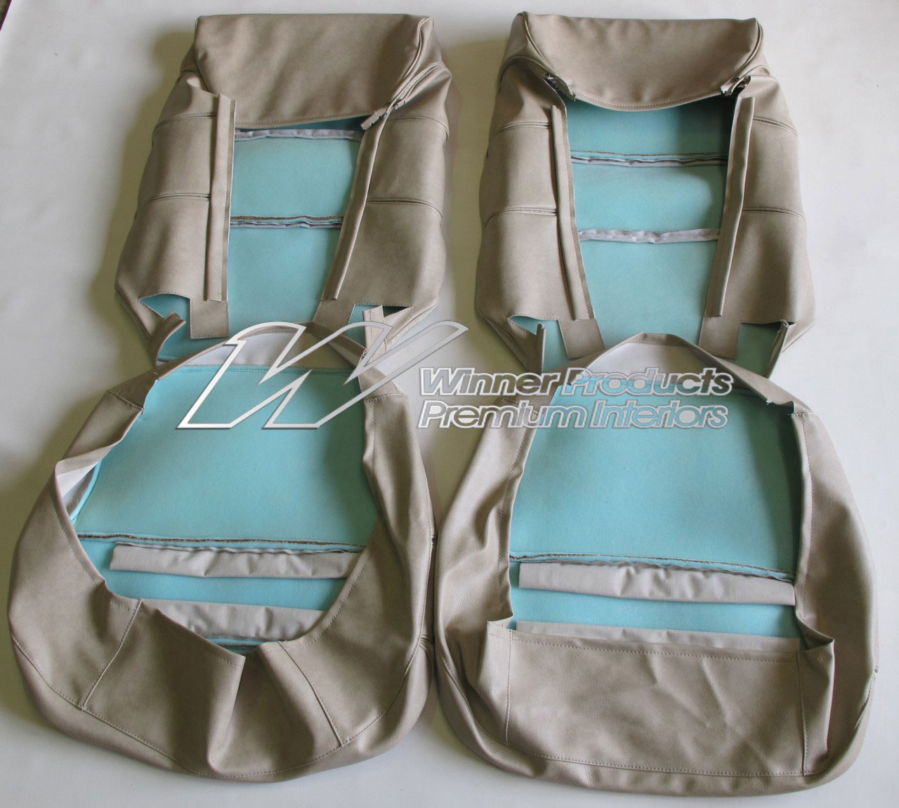 Holden Brougham HT Brougham Sedan 18M Sandalwood & Brocade Seat Covers (Image 7 of 8)