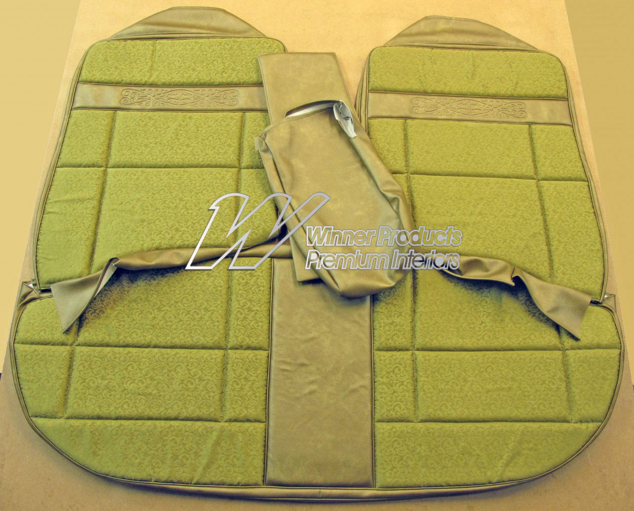 Holden Premier HT Premier Sedan 11T Antique Gold & Castillion Weave Seat Covers (Image 3 of 4)