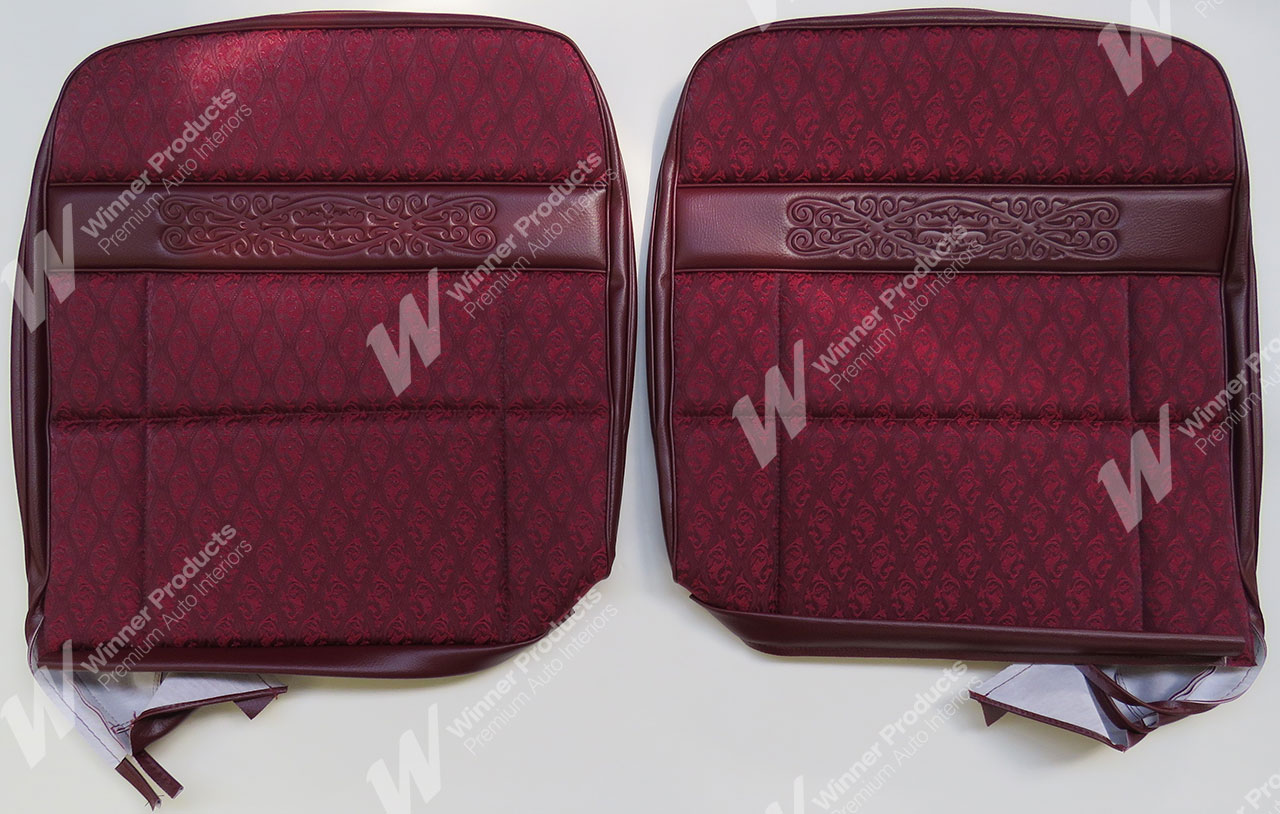 Holden Premier HT Premier Sedan 12T Morocco Red & Castillion Weave Seat Covers (Image 2 of 8)