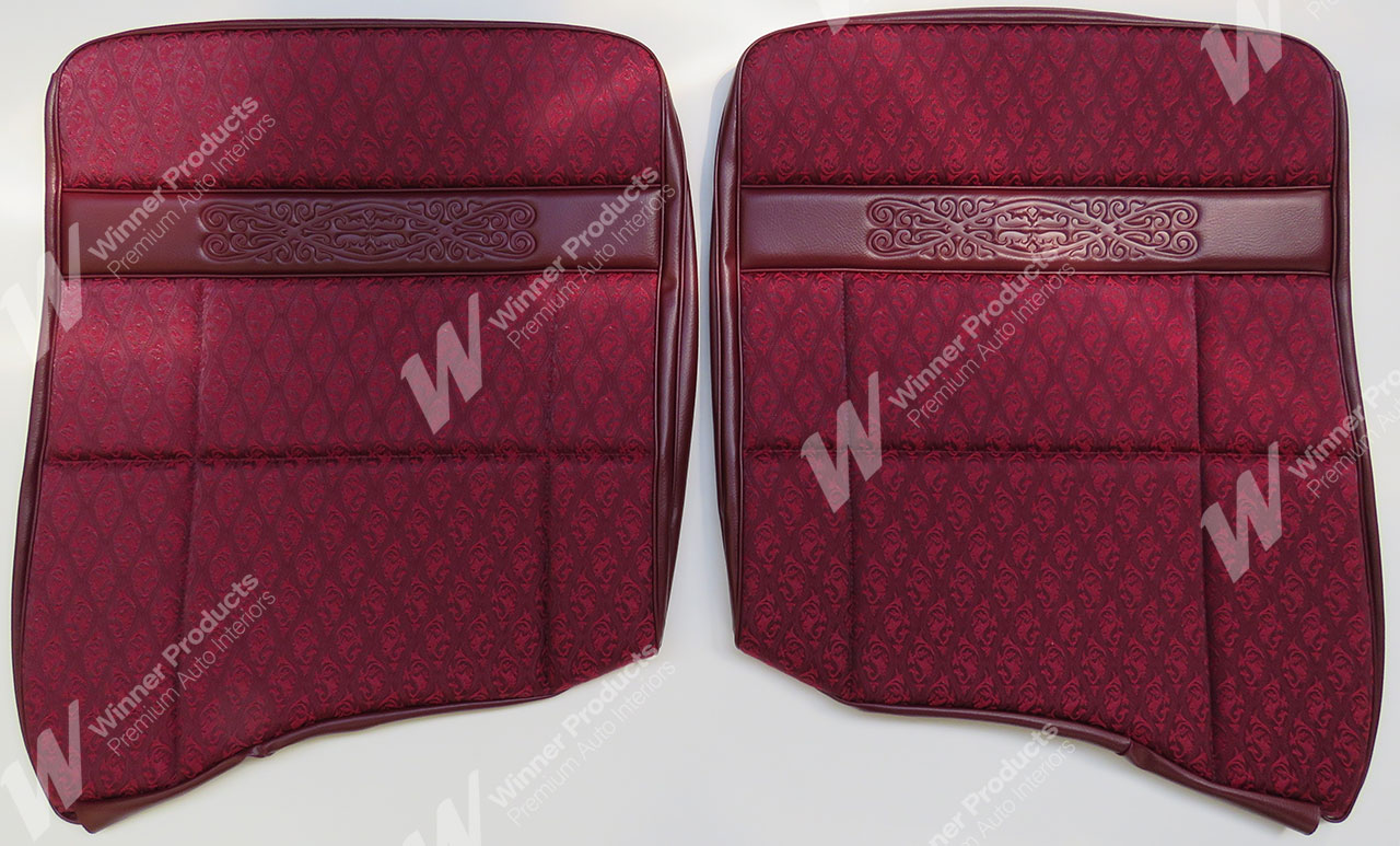 Holden Premier HT Premier Sedan 12T Morocco Red & Castillion Weave Seat Covers (Image 4 of 8)